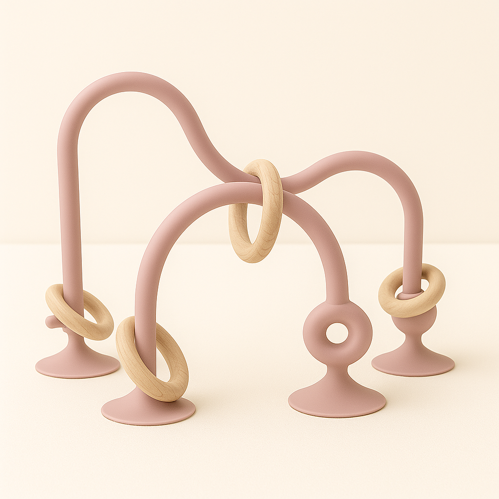 Brinquedo Sensorial Montessori de Silicone