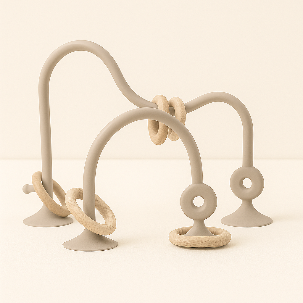 Brinquedo Sensorial Montessori de Silicone