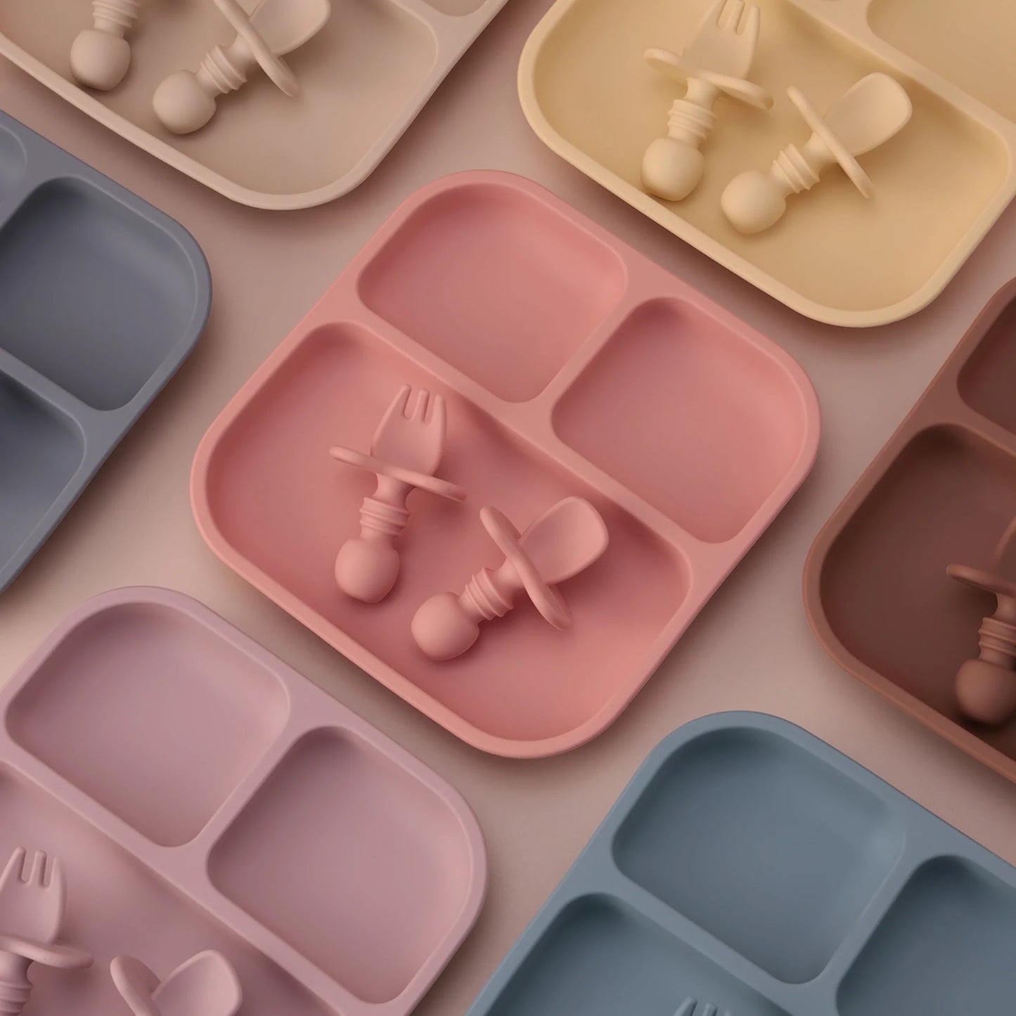 Meu Primeiro Pratinho e Talheres de Treinamento – Personalizado