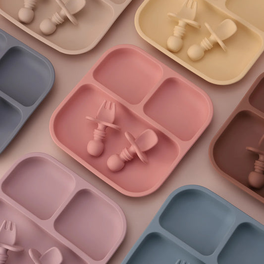 Meu Primeiro Pratinho e Talheres de Treinamento – Personalizado